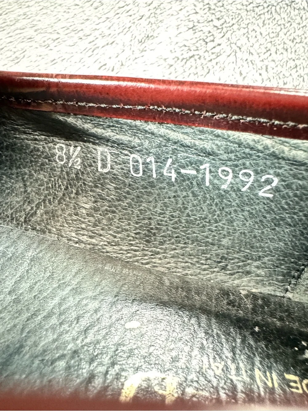 Stafford Burgundy Leather Tassel Loafers- Made in Italy